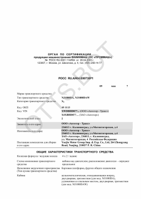 ОТТС РОСС RU.АЯ04.Е00738Р1 — превью документа