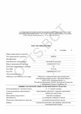 ОТТС РОСС RU.МР03.Е01238Р1 — превью документа