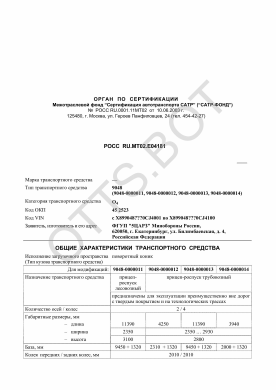 ОТТС РОСС RU.МТ02.Е04181 — превью документа