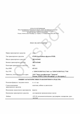 ОТТС РОСС RU.МТ15.Е00909 — превью документа