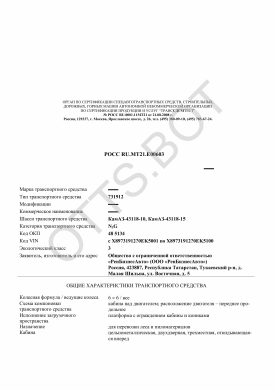 ОТТС РОСС RU.МТ21.Е00603 — превью документа