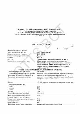 ОТТС РОСС RU.МТ22.Е01861 — превью документа