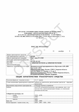 ОТТС РОСС RU.МТ22.Е03921 — превью документа