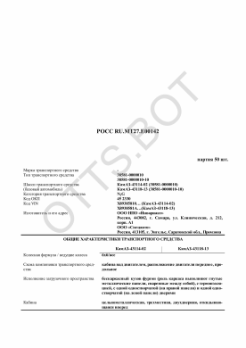 ОТТС РОСС RU.МТ27.Е00142 — превью документа