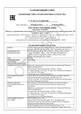 ОТТС ТС RU E-CN.АБ58.01081 — превью документа