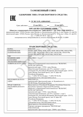 ОТТС ТС RU E-PL.АЖ04.01043 — превью документа
