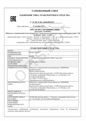 ОТТС ТС RU E-RU.АБ58.00538.Р2 — превью документа