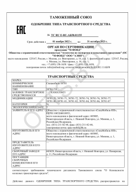 ОТТС ТС RU E-RU.АБ58.01155 — превью документа
