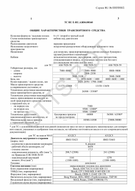 ОТТС ТС RU E-RU.АЖ04.00160 — превью документа