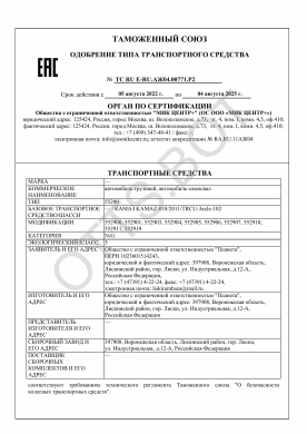 ОТТС ТС RU E-RU.АЖ04.00771.Р2 — превью документа