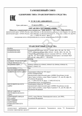 ОТТС ТС RU E-RU.АЖ04.00910.Р1 — превью документа