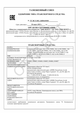 ОТТС ТС RU E-RU.АЖ04.01010 — превью документа