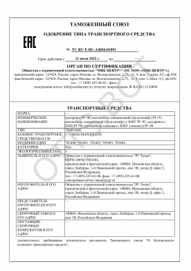 ОТТС ТС RU E-RU.АЖ04.01091 — превью документа