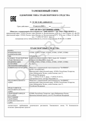 ОТТС ТС RU E-RU.АЖ04.01115 — превью документа