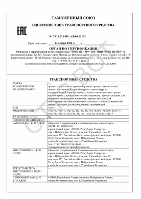 ОТТС ТС RU E-RU.АЖ04.01173 — превью документа