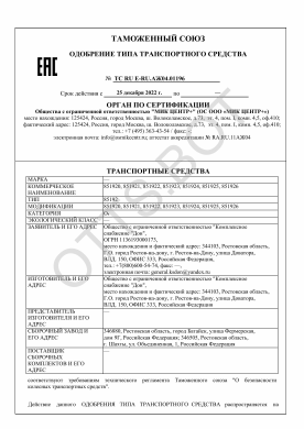 ОТТС ТС RU E-RU.АЖ04.01196 — превью документа