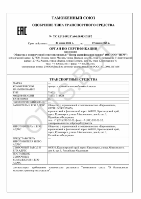 ОТТС ТС RU E-RU.ГА06.00313.П1 — превью документа