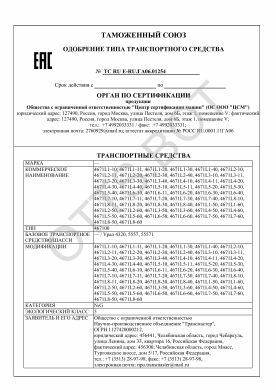 ОТТС ТС RU E-RU.ГА06.01254 — превью документа