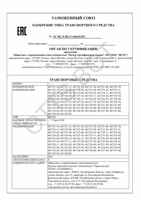 ОТТС ТС RU E-RU.ГА06.01255 — превью документа