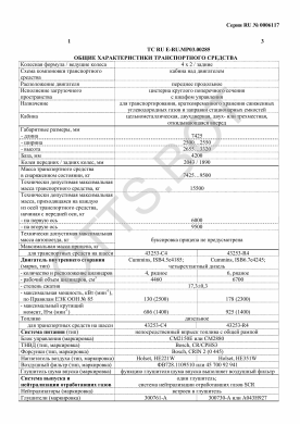 ОТТС ТС RU E-RU.МР03.00285 — превью документа