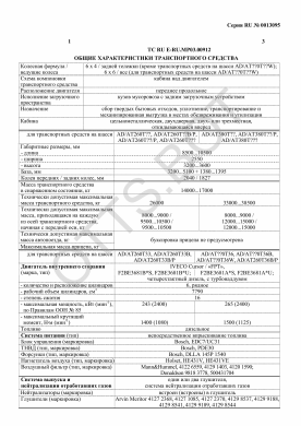 ОТТС ТС RU E-RU.МР03.00912 — превью документа