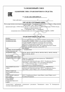 ОТТС ТС RU E-RU.МР03.00991.Р3 — превью документа