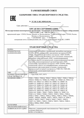ОТТС ТС RU E-RU.МР03.01196 — превью документа