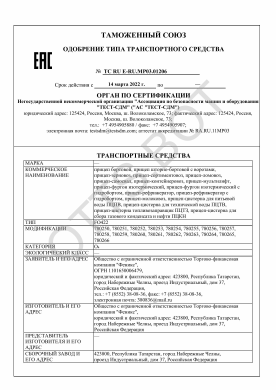 ОТТС ТС RU E-RU.МР03.01206 — превью документа