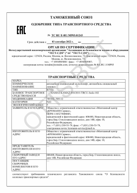 ОТТС ТС RU E-RU.МР03.01243 — превью документа