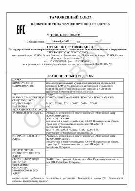 ОТТС ТС RU E-RU.МР03.01251 — превью документа