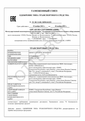 ОТТС ТС RU E-RU.МР03.01253 — превью документа