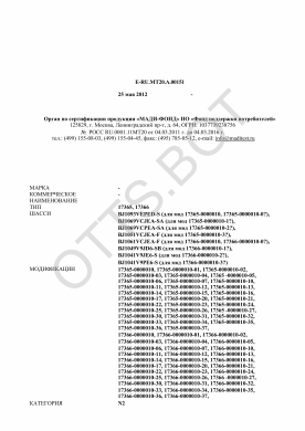 ОТТС ТС RU E-RU.МТ20.А.00151 — превью документа