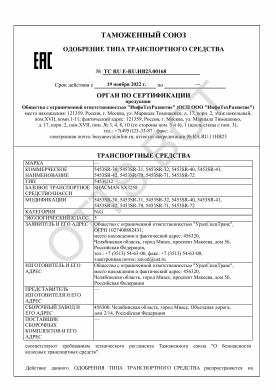 ОТТС ТС RU E-RU.НВ23.00168 — превью документа
